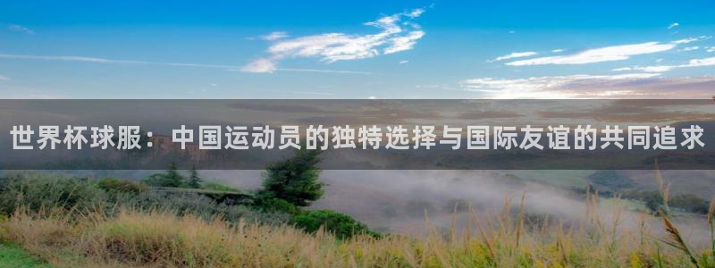 2026年世界杯：世界杯球服：中国运动员的独特选择与国际友谊的共同追求